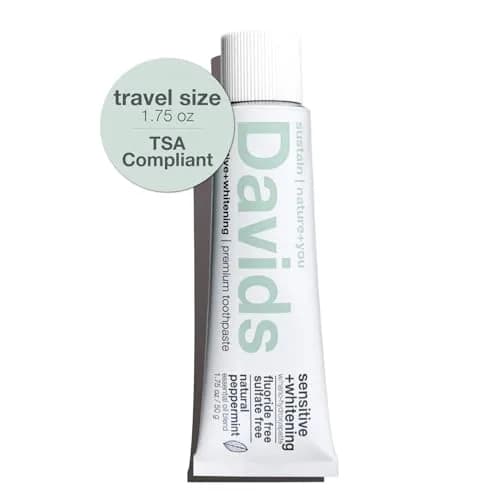 Davids Nano Hydroxyapatite Sensitive+Whitening Toothpaste 50g (1.75oz) | EWG Verified & Fluoride-Free thumbnail 1