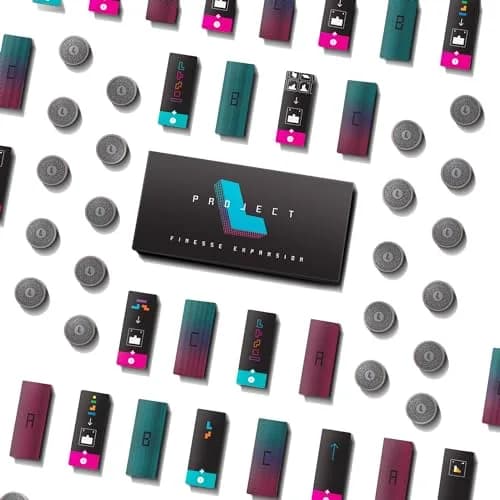 Boardcubator Project L Finesse Board Game Expansion - Enhance Your Strategy with Goals and Credits! Puzzle Strategy Game for Ages 14+ thumbnail 2