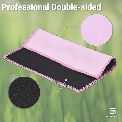 Eco-Fused Microfiber Cleaning Cloths 5 Pack 16.7 cm x 15.7 cm | Double-Sided Suede & Microfiber for Screens & Glasses thumbnail 9