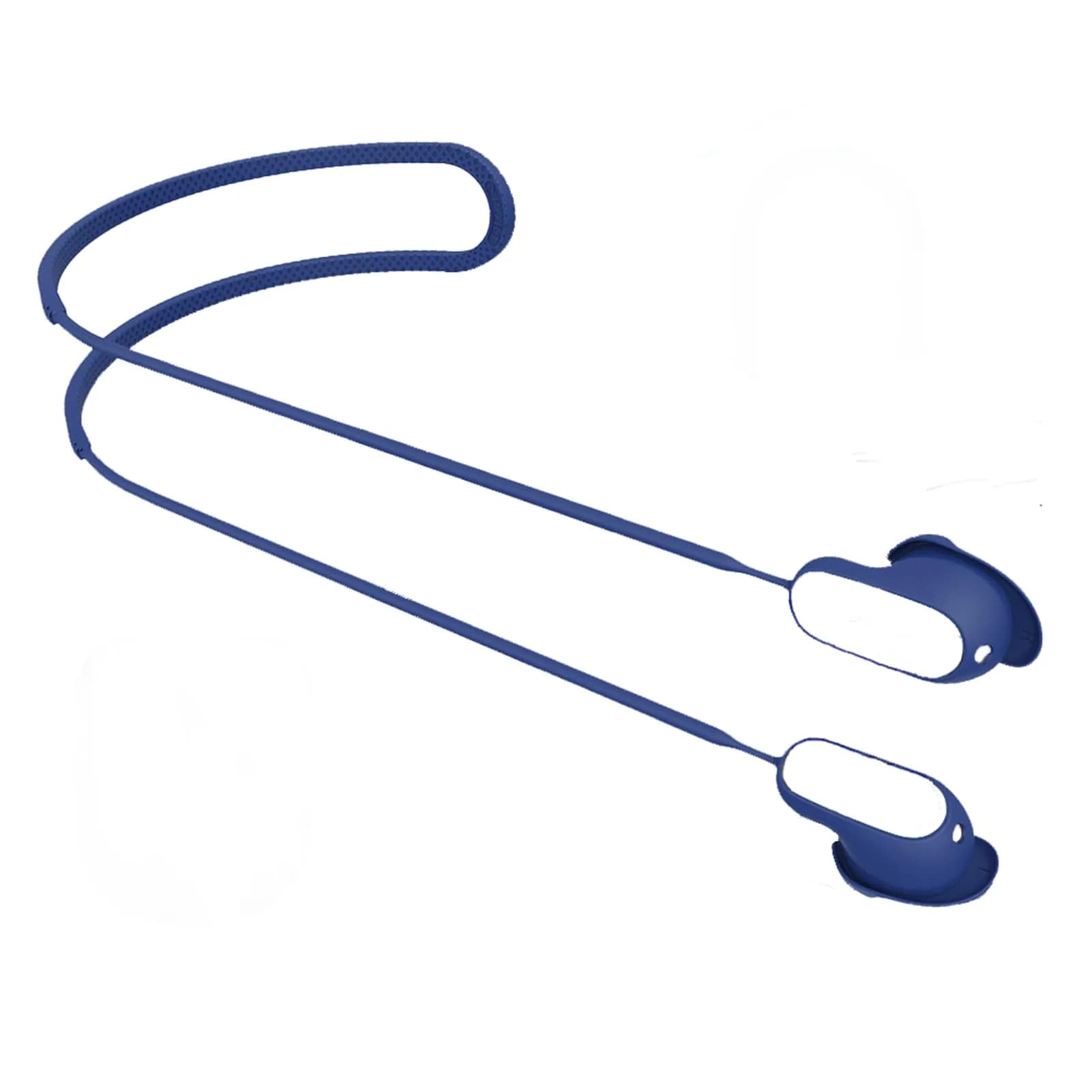 YBSCJHGR Anti-Lost Strap for Bose QuietComfort Earbuds II & Ultra, Silicone Neck Cord (Green) — Blue