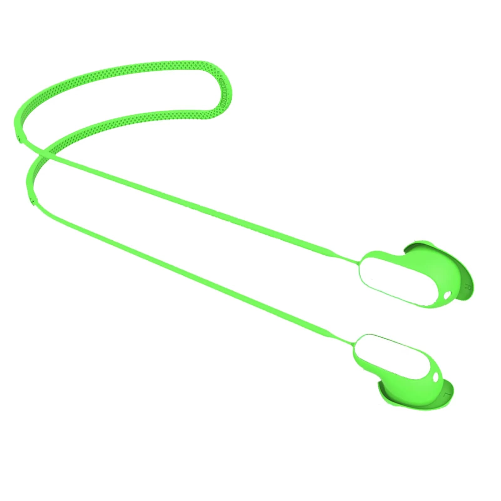 YBSCJHGR Anti-Lost Strap for Bose QuietComfort Earbuds II & Ultra, Silicone Neck Cord (Green) — Green