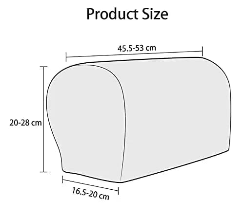 Chaexii Elastic Polyester Sofa Arm Cover 45.5-53cm | Scratch Resistant & Durable thumbnail 5