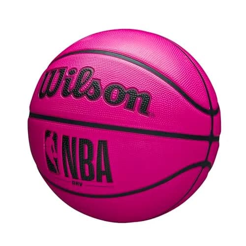 WILSON NBA DRV Outdoor Basketball Size 6 | Durable Rubber Cover for Outdoor Play with Pump (28.5") thumbnail 3