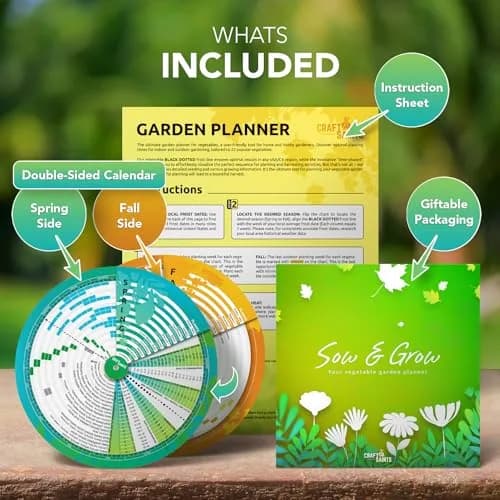CraftSaints Garden Planner Wheel 23.7cm (9.3in) | Perpetual Plant Care Guide for Indian Gardens thumbnail 5