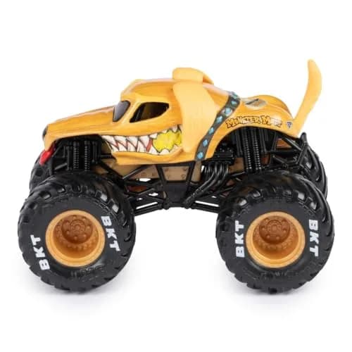 Monster Jam 2023 Spin Master 1:64 Diecast Truck Series 31 Ruff Crowd Monster Mutt Golden | Authentic Monster Jam Truck for Kids 3+ thumbnail 4
