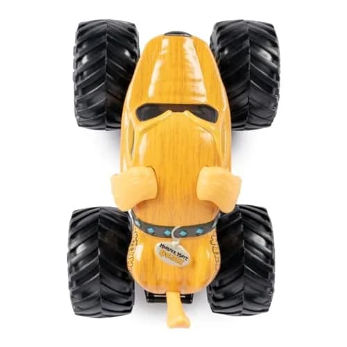Monster Jam 2023 Spin Master 1:64 Diecast Truck Series 31 Ruff Crowd Monster Mutt Golden | Authentic Monster Jam Truck for Kids 3+ thumbnail 5