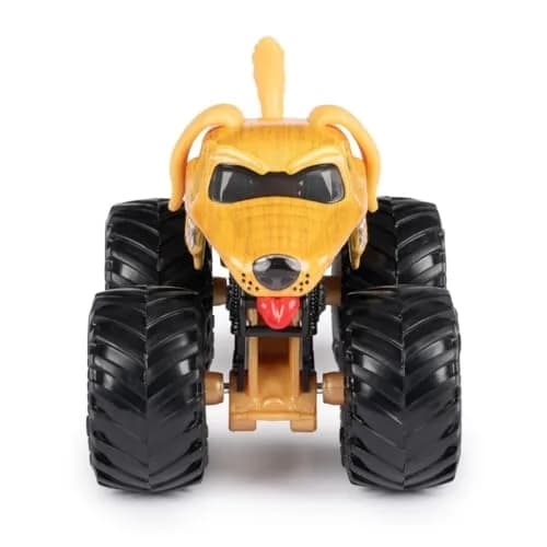 Monster Jam 2023 Spin Master 1:64 Diecast Truck Series 31 Ruff Crowd Monster Mutt Golden | Authentic Monster Jam Truck for Kids 3+ thumbnail 6