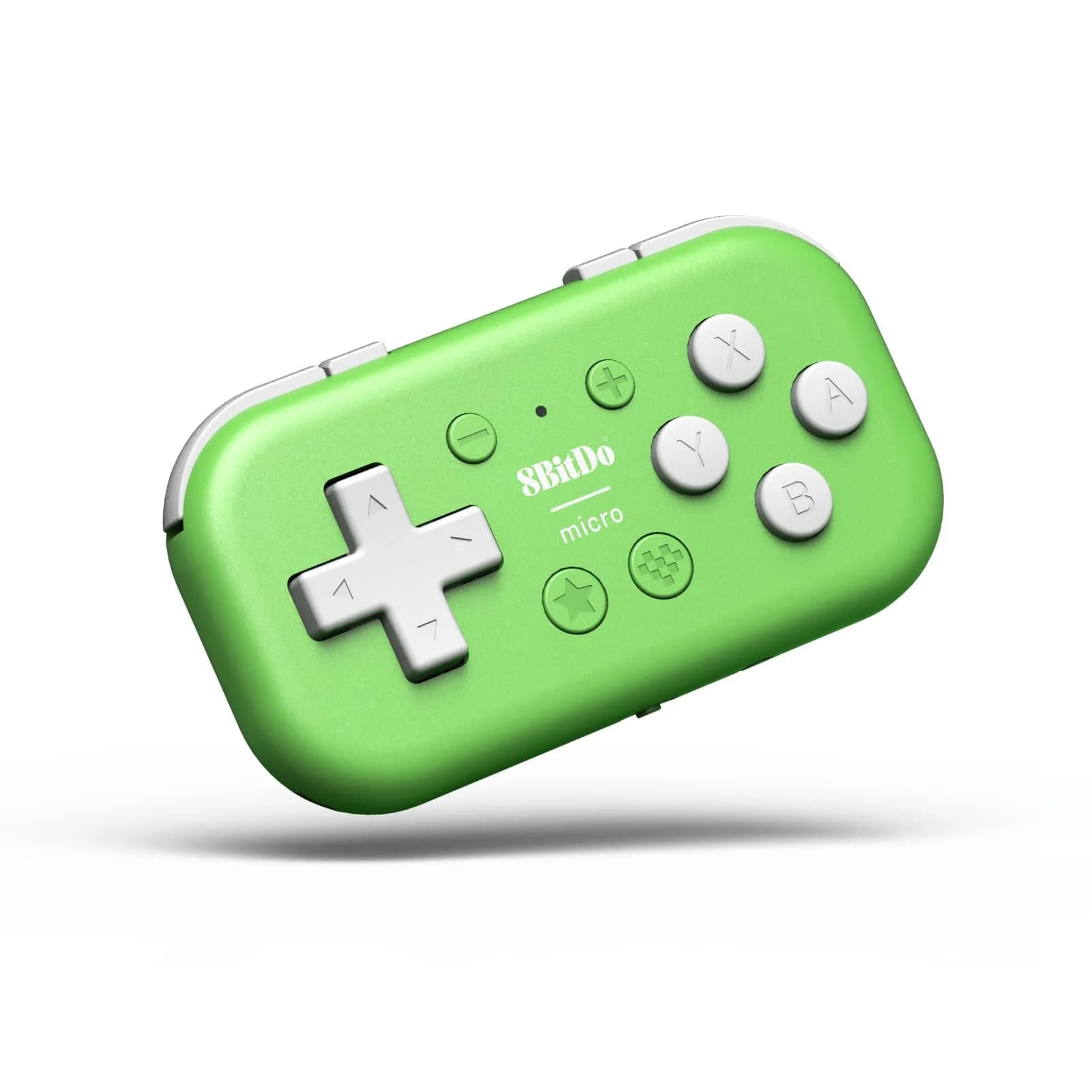 8Bitdo Micro Bluetooth Gamepad Pocket-sized Mini Controller Blue | 5cm (1.97in) x 10cm (3.94in) x 1.27cm (0.5in) — Green