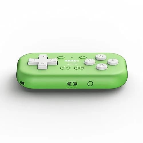 8Bitdo Micro Bluetooth Gamepad Green | Pocket-sized Mini Controller for Switch & Android thumbnail 3