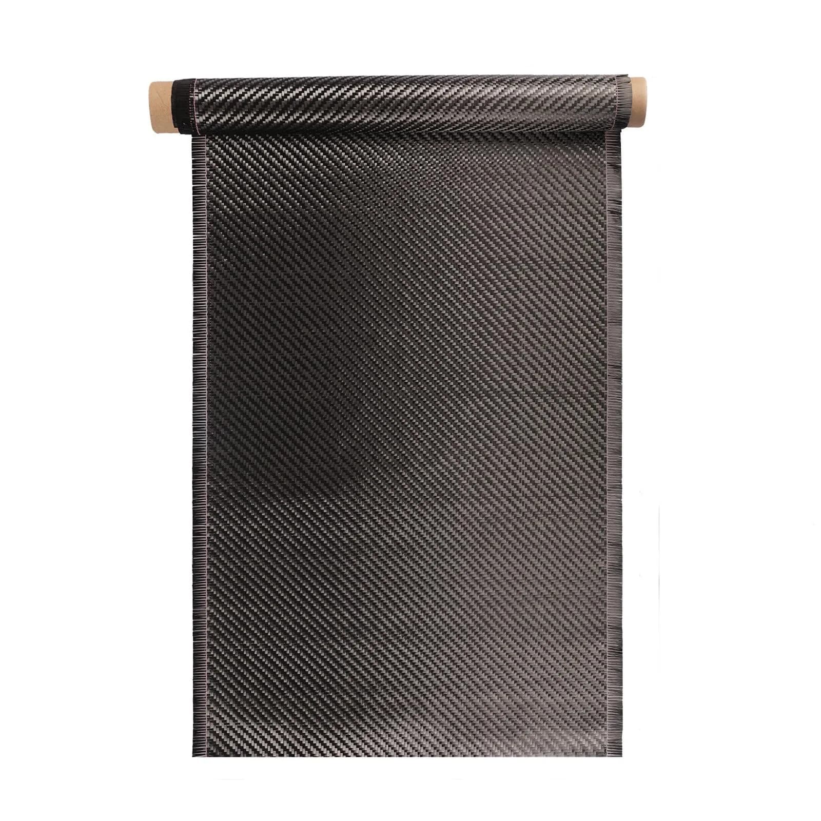 Caliwill Carbon Fiber Fabric Roll 3.28ft x 12” | High Strength, Low Density, Rust-Resistant — 6.5 Feet