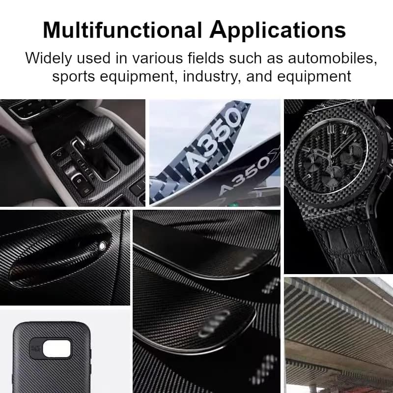 Caliwill Carbon Fiber Fabric Roll 6.5ft x 12” | High Strength, Low Density, Rust-Resistant for DIY & Structural Reinforcement thumbnail 7