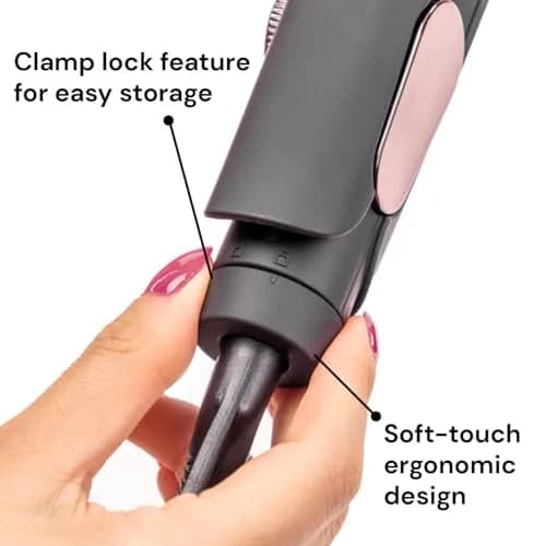 L'ANGE HAIR Le Titane Titanium Flat Iron 1" (25.4mm) | Infrared Heat & Adjustable Temp for All Hair Types thumbnail 4