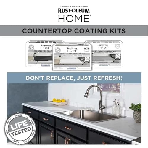 Rust-Oleum Home Marble White Countertop Coating Kit | Durable Water-Based Finish (70-120 chars) thumbnail 7