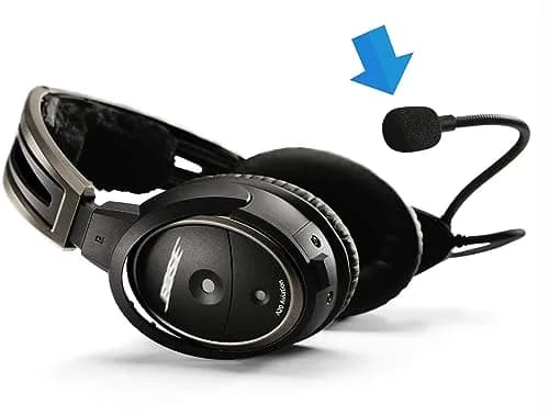 LEFXMOPHY Aviation Headset Mic Cover for Bose A20 & A30 | Wind Noise Blocker, Washable, Dust & Moisture Protection thumbnail 3