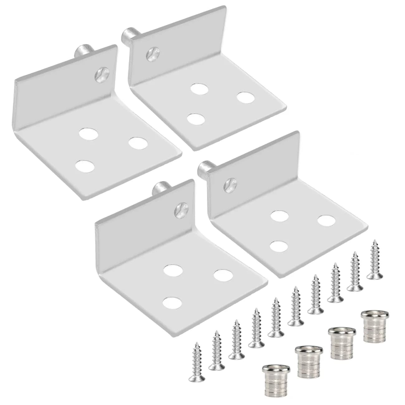 Aifeier ET Heavy Duty Pivot Hinges Stainless Steel Silver 35x30x16mm | Concealed Door Hardware - main product image