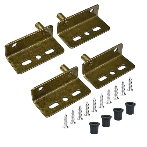 Aifeier ET 2 Sets Pivot Hinges Bronze Heavy Duty Concealed Shaft | Durable Cold Rolled Steel thumbnail 1