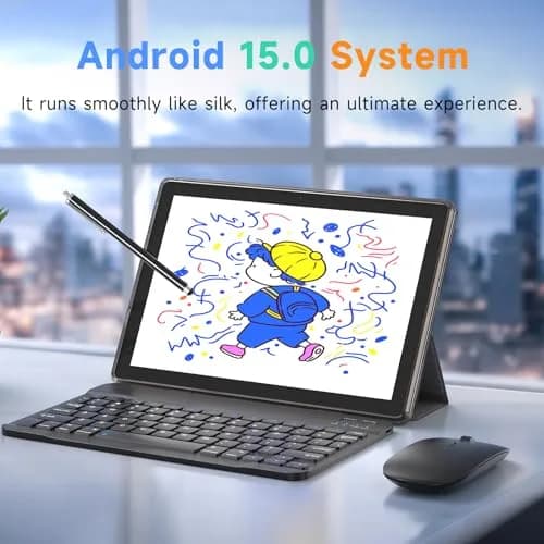 IWEGGO Android 15 Tablet 10 Inch 18GB RAM 128GB ROM | 2TB Expandable, 2.4G/5G WiFi6, 6000mAh Battery thumbnail 3