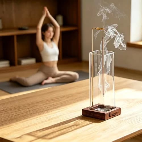 CEREMONY Anti-Ash Incense Holder with Ash Catcher & 20 Sticks | 24.99 cm (9.84 in) Tall thumbnail 7