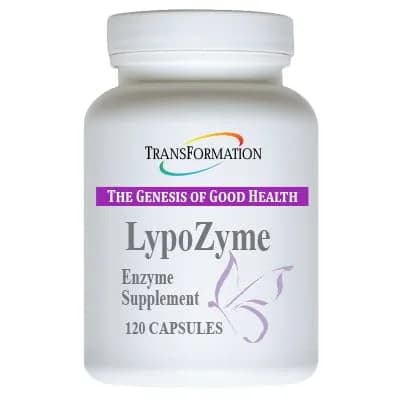 TRANSFORMATION LypoZyme Enzyme Supplement 120 Cap | Supports Digestion & Nutrient Absorption - main product image