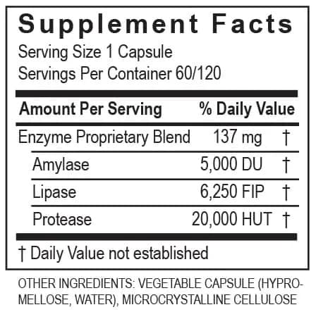 TRANSFORMATION LypoZyme Enzyme Supplement 120 Cap | Supports Digestion & Nutrient Absorption thumbnail 8