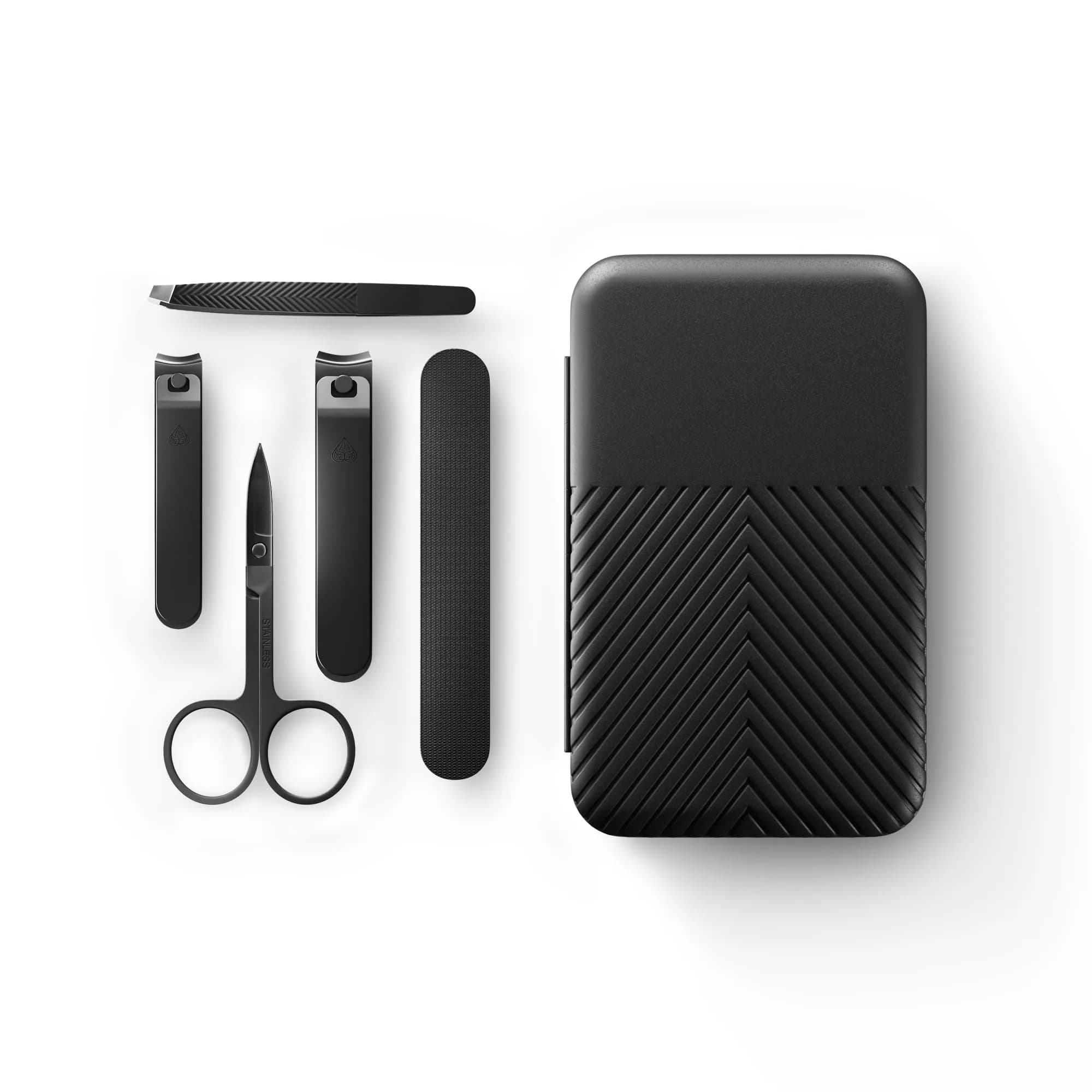 MANSCAPED® Shears 3.0, 5-Piece Precision Men’s Nail Grooming Travel Kit | Stainless Steel - main product image