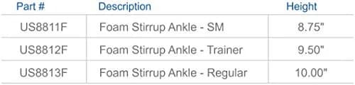 United Ortho Foam Stirrup Ankle Brace Large | Support for Unstable & Injured Ankles thumbnail 2