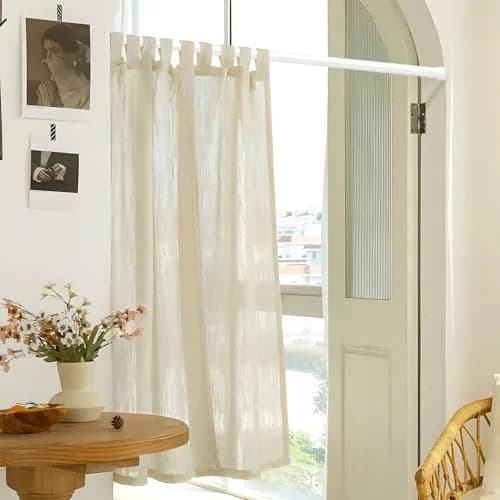 ZipGlo Spring Tension Curtain Rods 26-39 Inch White 2 Pack | No-Drill Installation for Indian Homes thumbnail 7