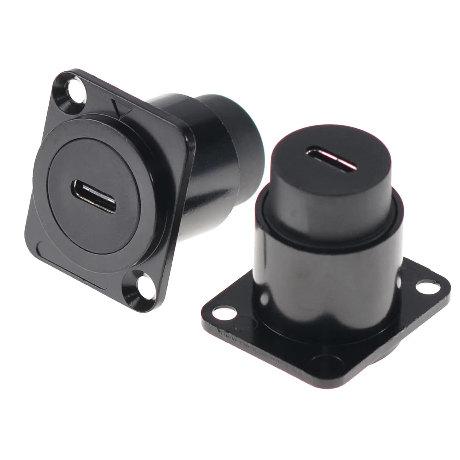 HangTon Waterproof USB-C Panel Mount Socket Coupler 2-Pack | 10Gbps Data Transfer - main product image