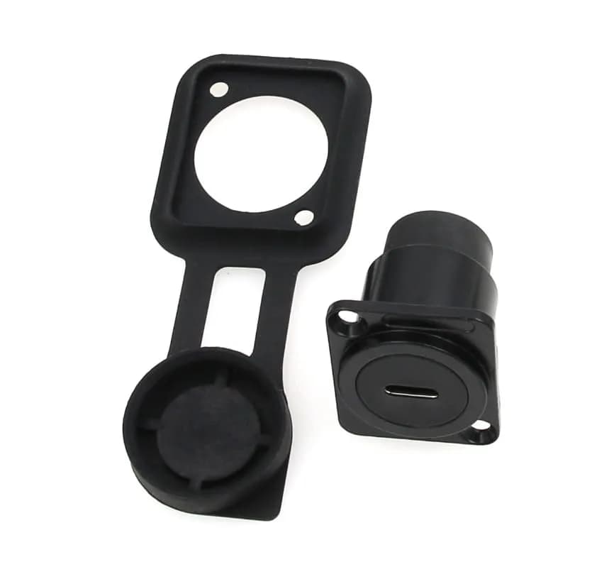 HangTon Waterproof USB-C Panel Mount Socket Coupler 2-Pack | 10Gbps Data Transfer thumbnail 4