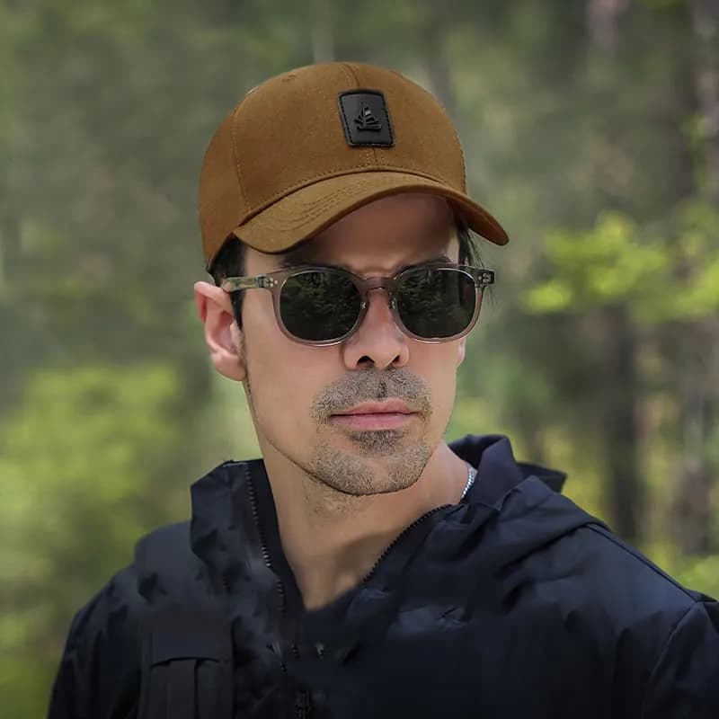 FASHIXD Big Head Oversize XXL Baseball Cap Khaki | Adjustable Cotton Sun Hat for Large Heads thumbnail 7