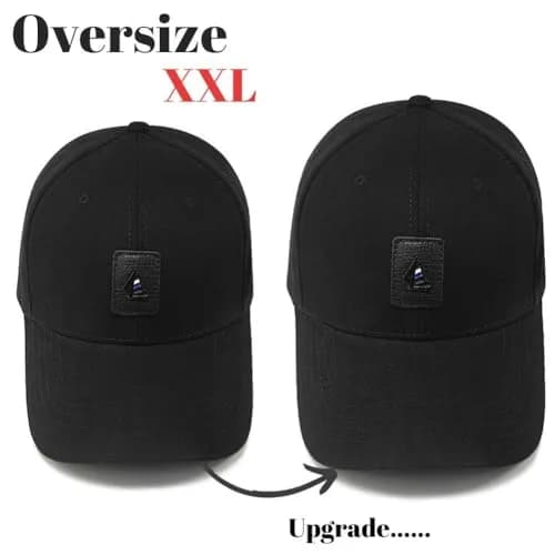 FASHIXD Big Head Hats for Men XXL Baseball Cap 65cm (25.5") | Breathable Cotton Sun Protection thumbnail 2