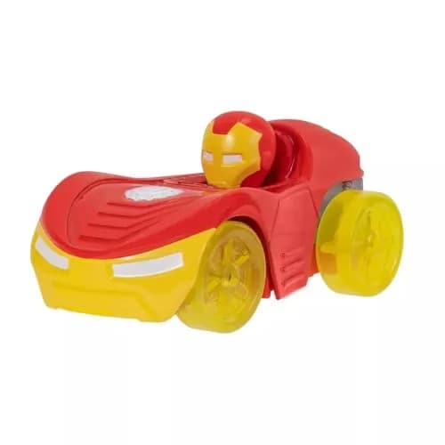 Spidey and his Amazing Friends Amazing Metals Race Car 1:64 Scale (Iron Tony Stark Man) | Jazwares Plastic Toy Car thumbnail 5