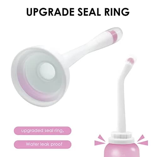 RUFCRIL Peri Bottle Postpartum 500ml (17.5 Fl Oz) 2-Pack | Boilable TPE for Perineal Care thumbnail 4