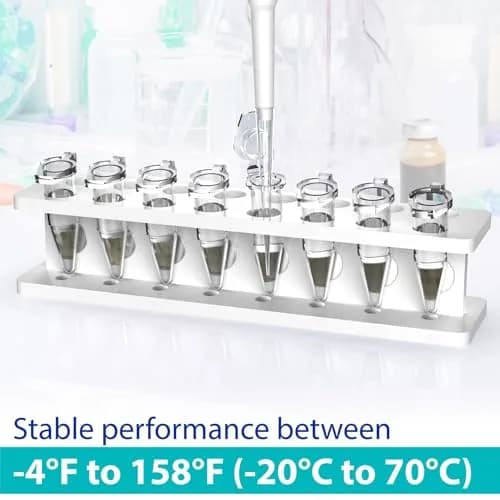 eLabPal 16-Well Magnetic Separation Rack for 1.5/2mL Tubes | Neodymium Magnet Bead Collection thumbnail 5