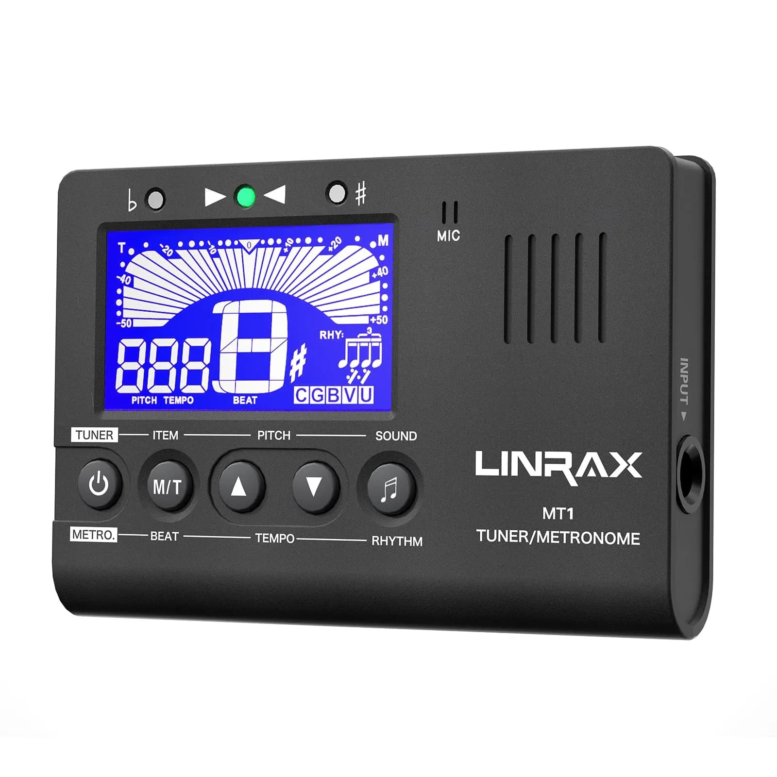LINRAX MT1 Metronome Tuner Tone Generator | 3-in-1 Portable Music Practice Tool