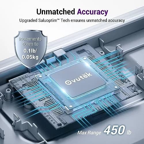 Ovutek Digital Body Weight Scale 200kg (450lb) | Accuracy for Home & Family Use thumbnail 3