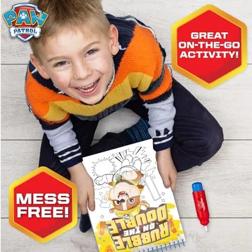Paw Patrol Aqua Art Pad with Water Pen | Mess-Free Reusable Toddler Activity Book (4 Pages, 6" x 7.5") thumbnail 3