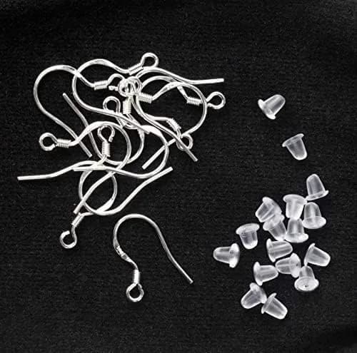 HOLLOSPORT Sterling Silver Earring Hooks 12 Pairs | Jewelry Making Supplies, Safe & Elegant thumbnail 3
