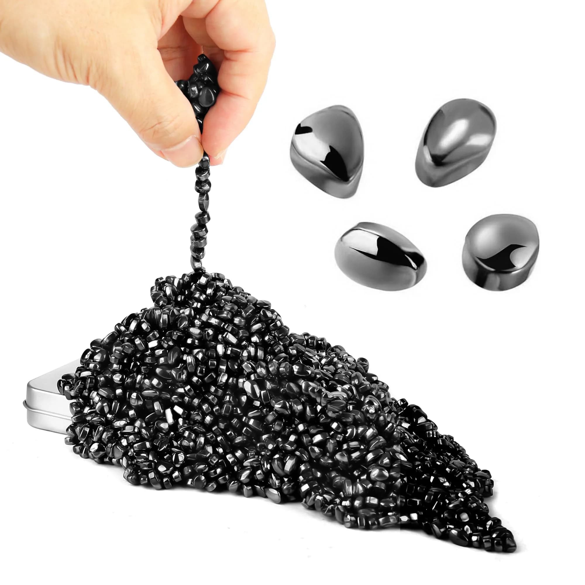 Matassari 1000pcs Black Fidget Toy Set | Magnetic Balls for Adults & Teens