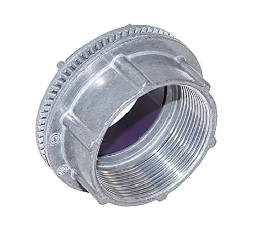 Sigma Engineered Solutions ProConnex Rigid Watertight Hub 1-Inch Conduit Fitting 2-Pack Gray | UL & CSA Listed for Wet Locations thumbnail 2