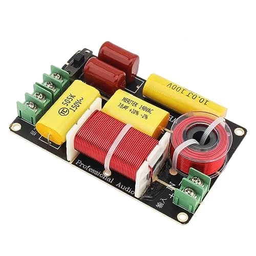 DriSentri 2 Way Crossover for Speaker 250W 4-12Ω | High-Low Frequency Divider for HiFi Speakers thumbnail 5