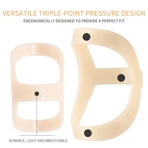 CAGSIG Oval Finger Splints 5PCS Red Plastic | Mallet Finger Treatment Support thumbnail 6