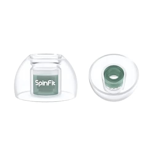 SpinFit Omni for True Wireless Earbuds & IEMs - L - Patented Silicone Eartips for Replacement (1 Pair) (3.7 mm Nozzle Dia.) thumbnail 1