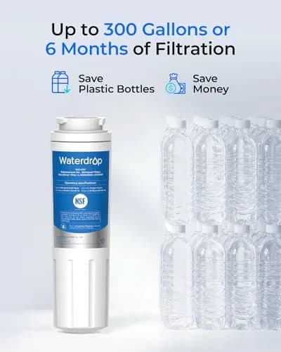 Waterdrop EDR4RXD1 Water Filter Replacement 6 Pack | NSF Certified for Whirlpool, Maytag, Kitchenaid Refrigerators thumbnail 9