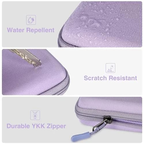 MEDMAX Hard Shell Protective Case for Freestyle Libre 3 2 / Libre Reader | Shockproof Diabetic Storage with Clip & Handle (Lilac Purple) thumbnail 5