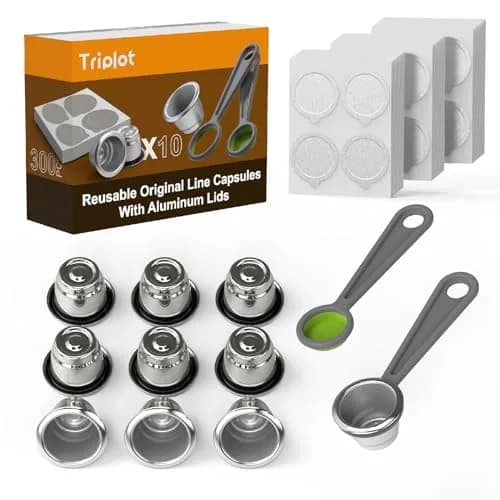 Triplot Reusable Coffee Capsules for Nespresso OriginalLine | Compatible with Most Models, Eco-Friendly thumbnail 1
