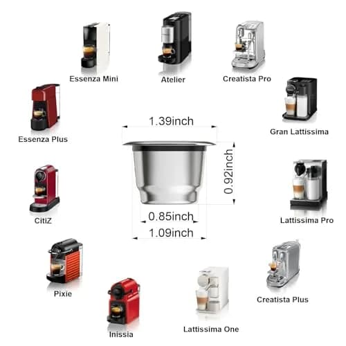 Triplot Reusable Coffee Capsules for Nespresso OriginalLine | Compatible with Most Models, Eco-Friendly thumbnail 6