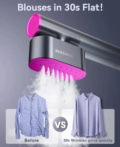 Jack & Rose K1 Travel Steamer for Clothes, 150ml (5 oz) | Dual Voltage 100-240V Garment Steamer thumbnail 4