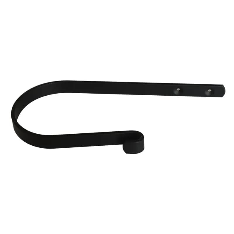 Refila Black Curtain Swag Holder Set of 2 | Wall Mounted Metal Drapery Tiebacks with Screws thumbnail 10