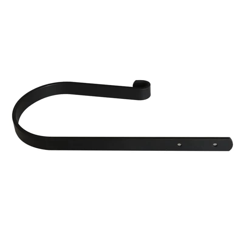 Refila Black Curtain Swag Holder Set of 2 | Wall Mounted Metal Drapery Tiebacks with Screws thumbnail 12